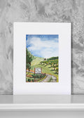Fern Valley Watercolor Print